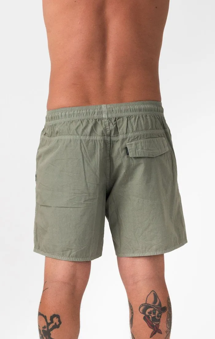 Afends Mens Baywatch - Elastic Waist Boardshort