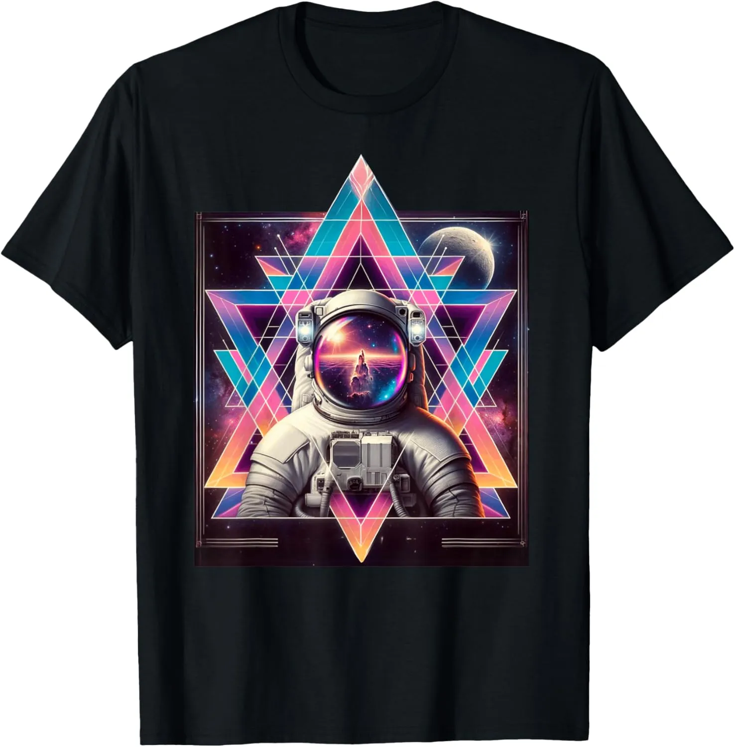 Astronaut Sci-Fi Space Lover - Vaporwave galaxy Space Art T-Shirt
