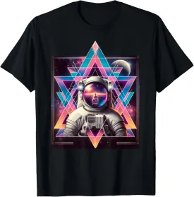 Astronaut Sci-Fi Space Lover - Vaporwave galaxy Space Art T-Shirt