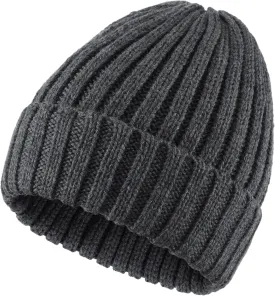 Connectyle Women's Rib Knit Cuffed Beanie Hat Stretch Acrylic Winter Hat Thick Warm Snow Ski Cap