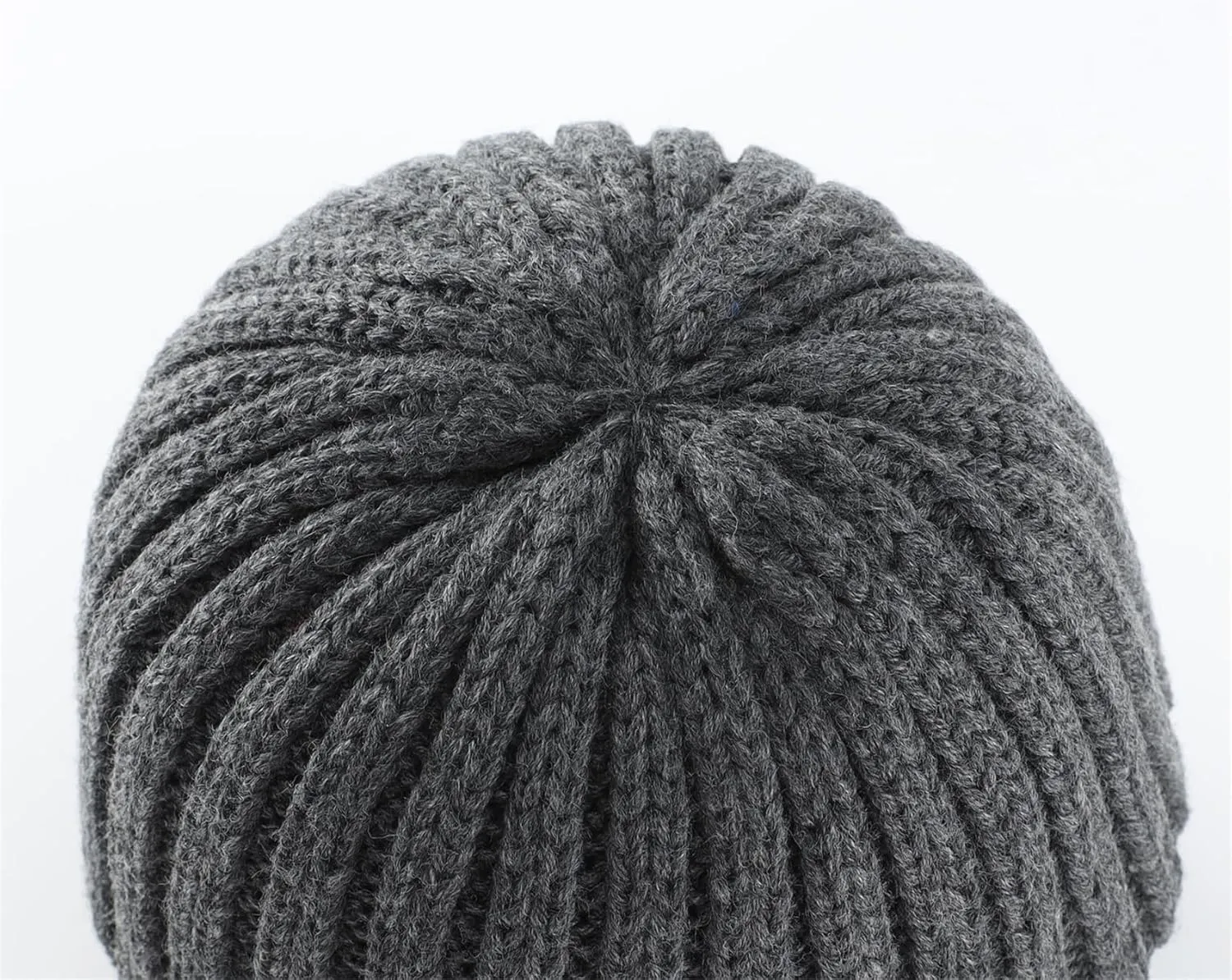 Connectyle Women's Rib Knit Cuffed Beanie Hat Stretch Acrylic Winter Hat Thick Warm Snow Ski Cap