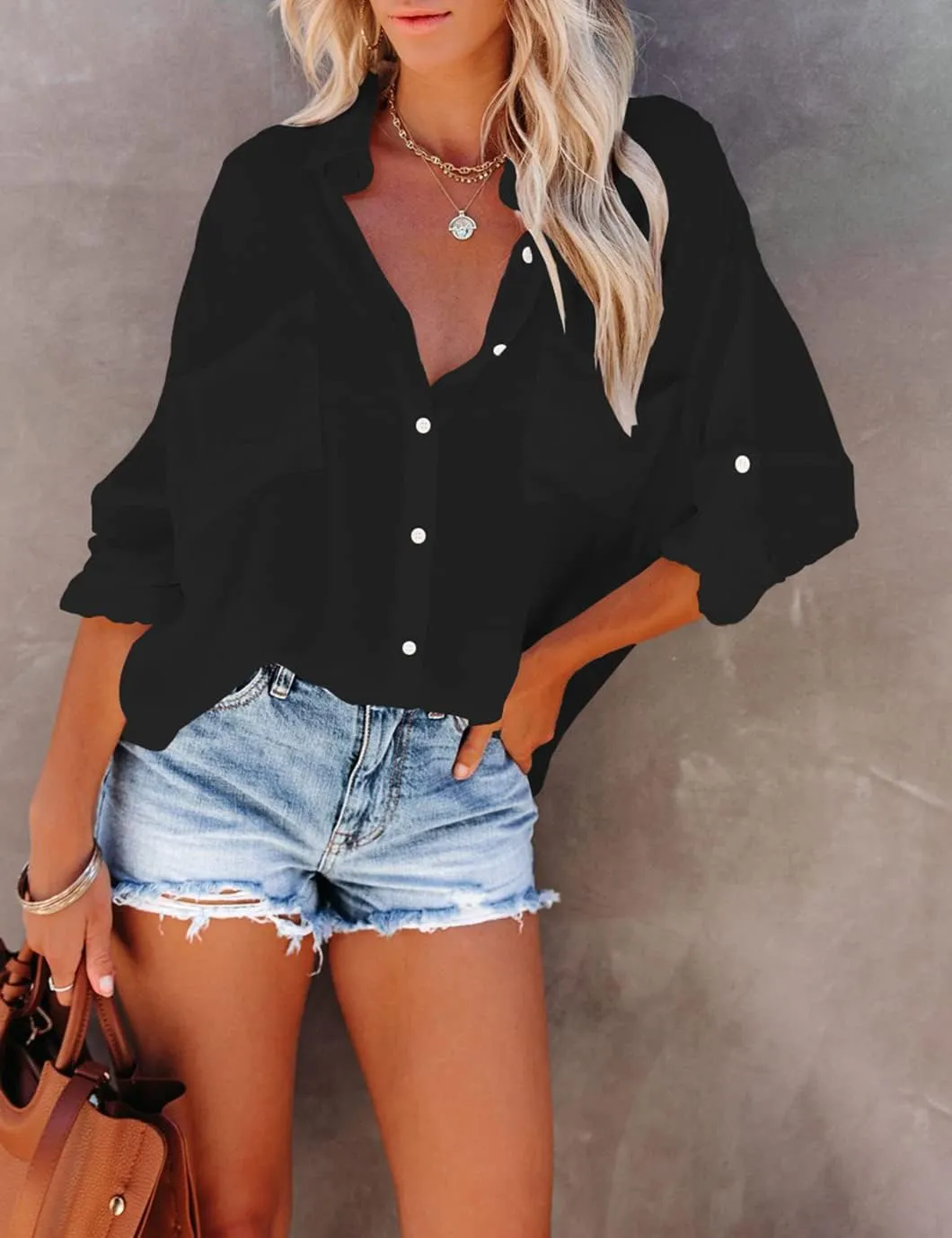 Eddoyee Summer Casual Swimsuit Cover Ups for Women Beach Shirt Tunic Dress
