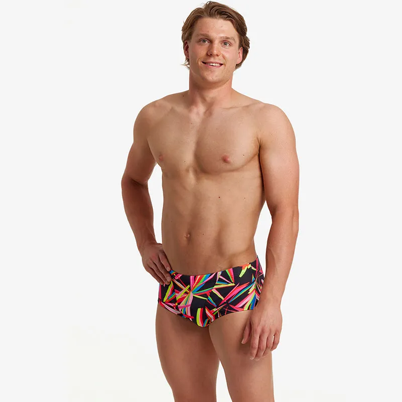 Funky Trunks - Black Blades - Mens Classic Trunks