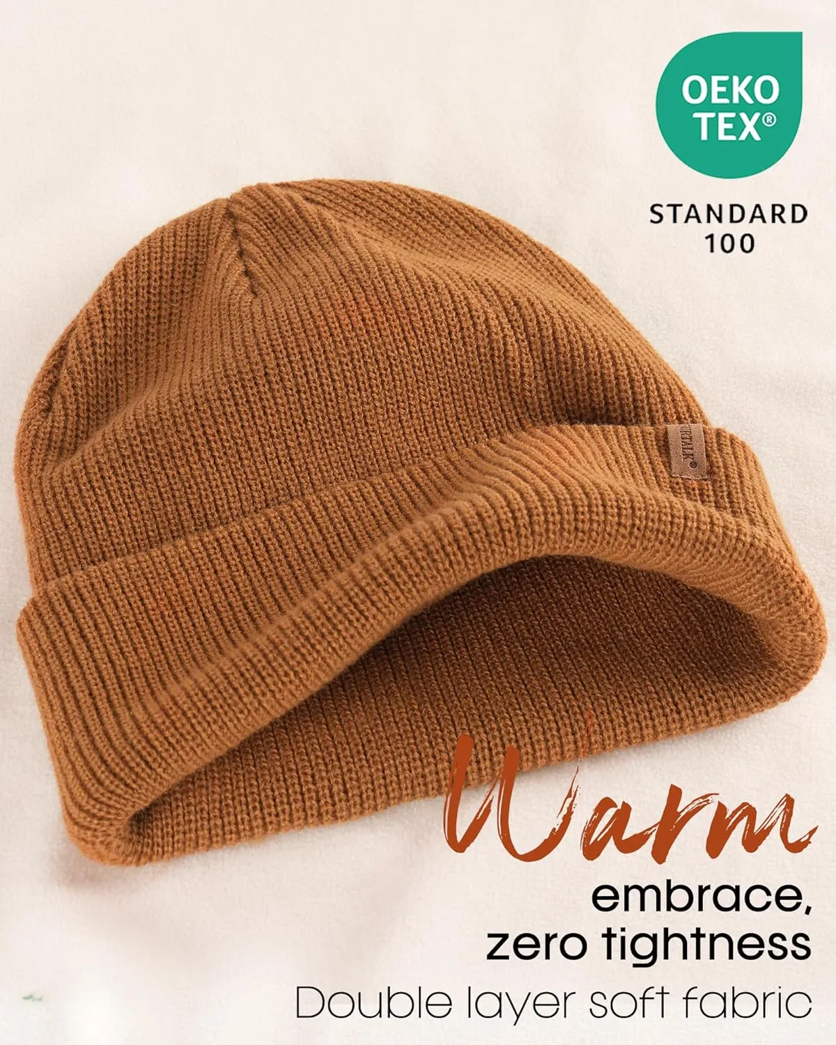 FURTALK Beanie Hats for Women Men Winter Hats Womens Knitted Slouchy Beanies Cuffed Skull Cap Warm Ski Hat