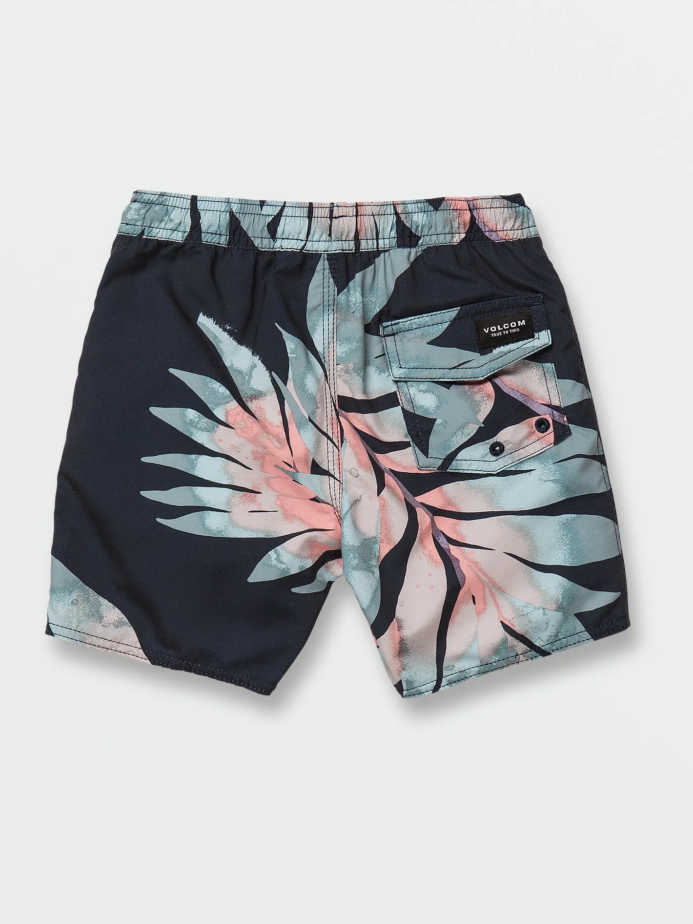 Little Boys Polly Pack Elastic Waist Trunks - Navy