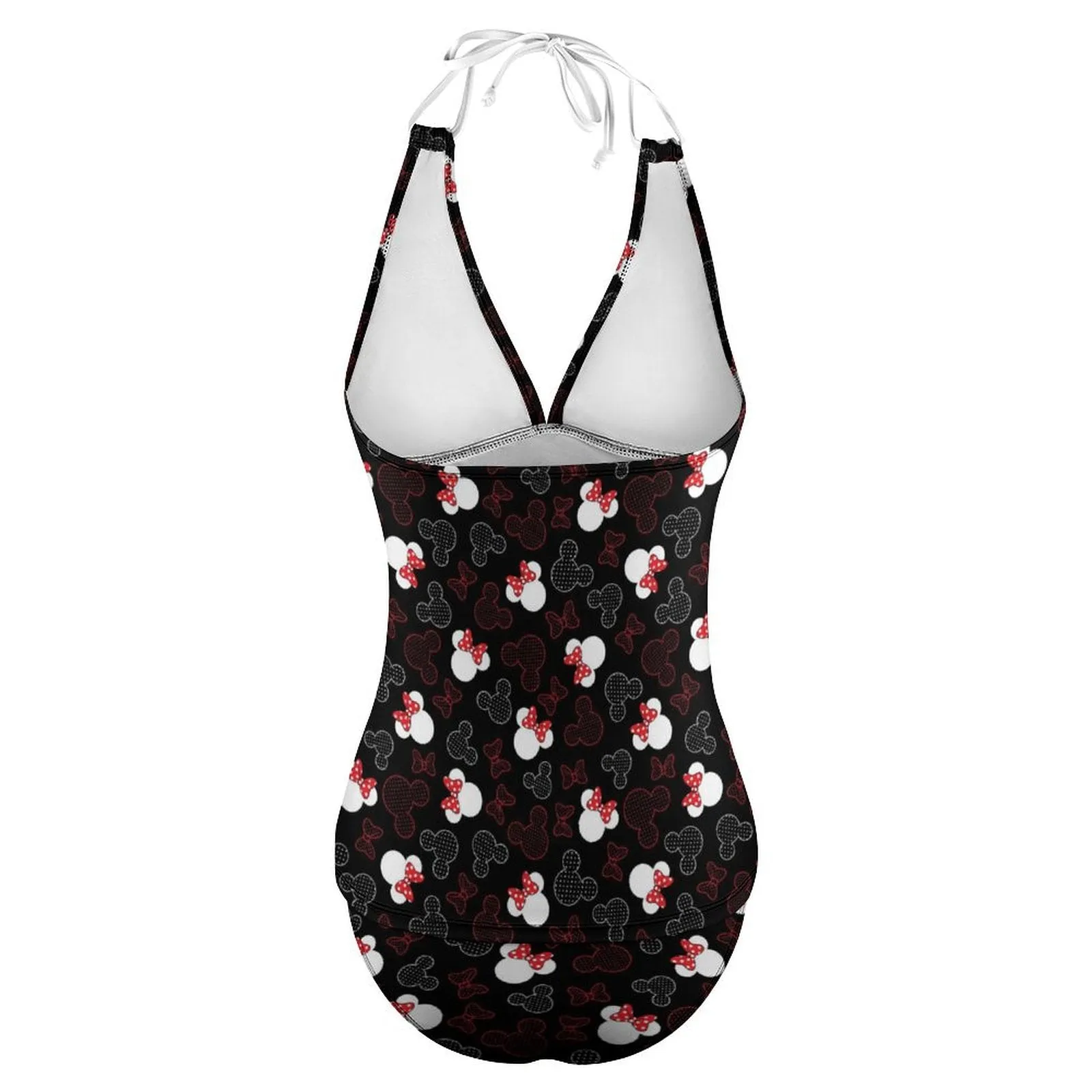 Mickey And Minnie Dots Women's Split Swimsuit