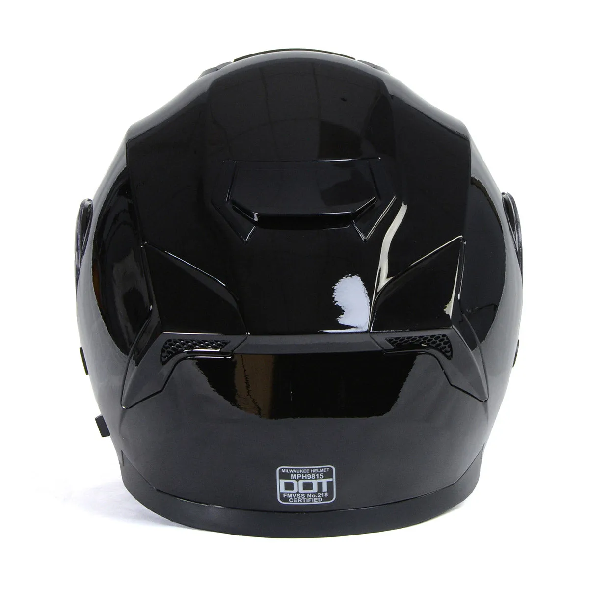 Milwaukee Helmets MPH9815DOT 'Breeze' Gloss Black Advanced Motorcycle