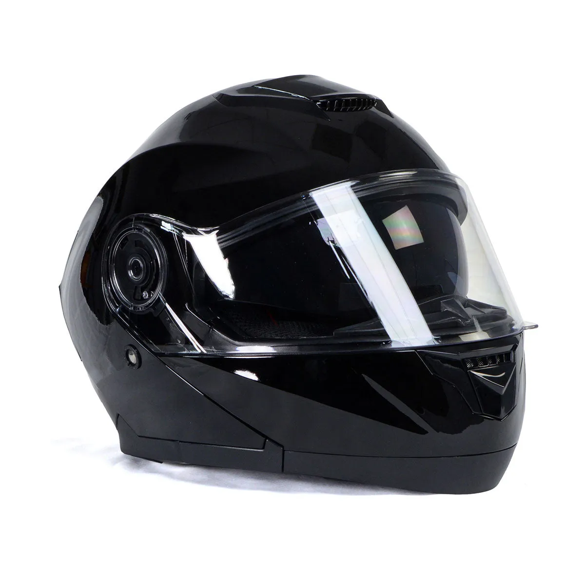 Milwaukee Helmets MPH9815DOT 'Breeze' Gloss Black Advanced Motorcycle