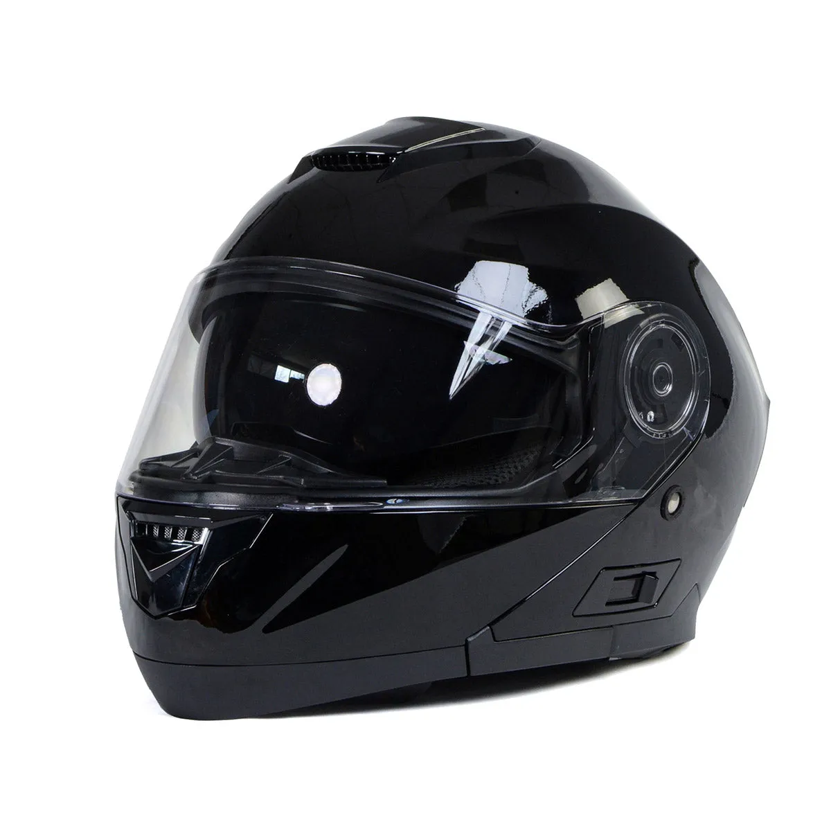 Milwaukee Helmets MPH9815DOT 'Breeze' Gloss Black Advanced Motorcycle