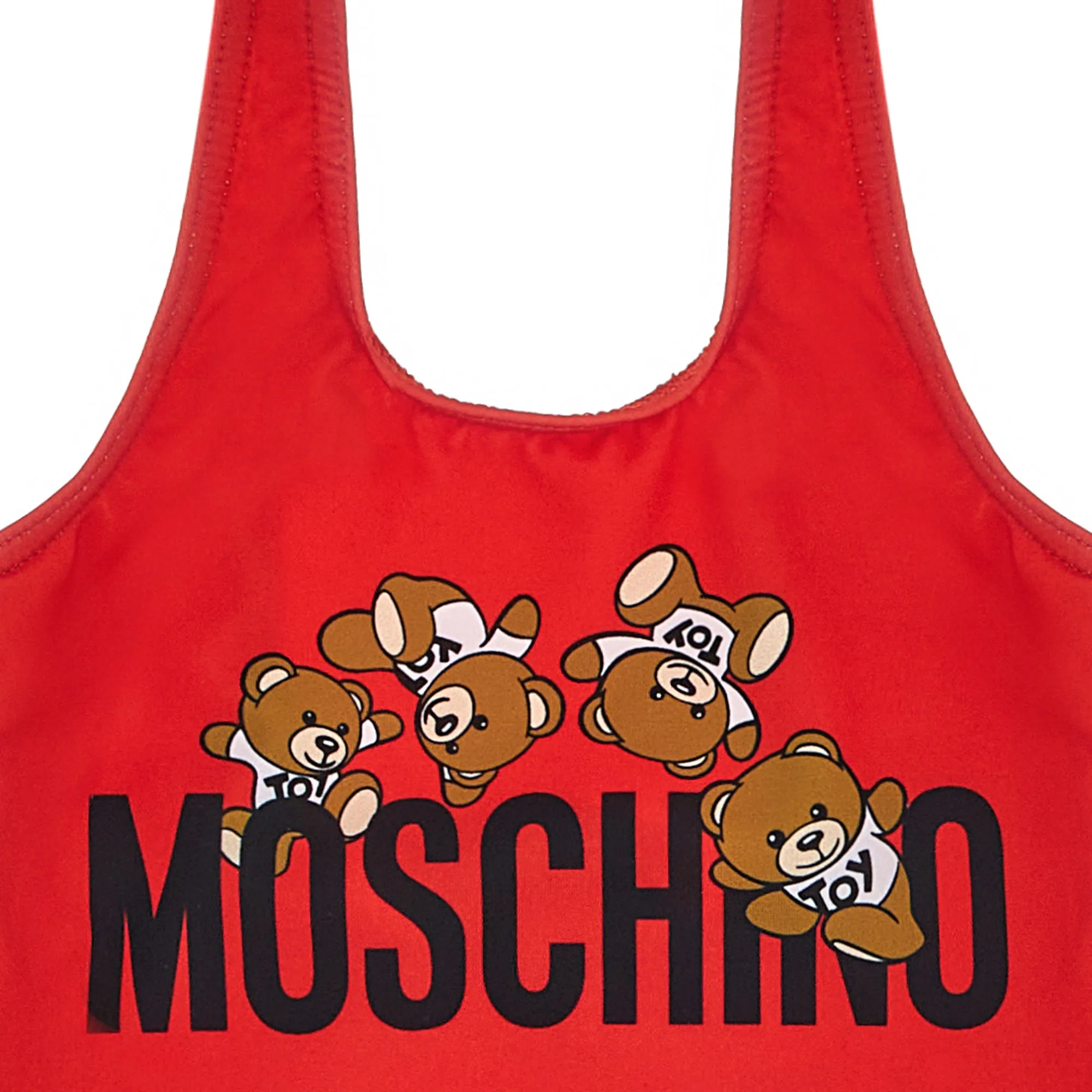 Moschino Baby Girls Red Swimsuit