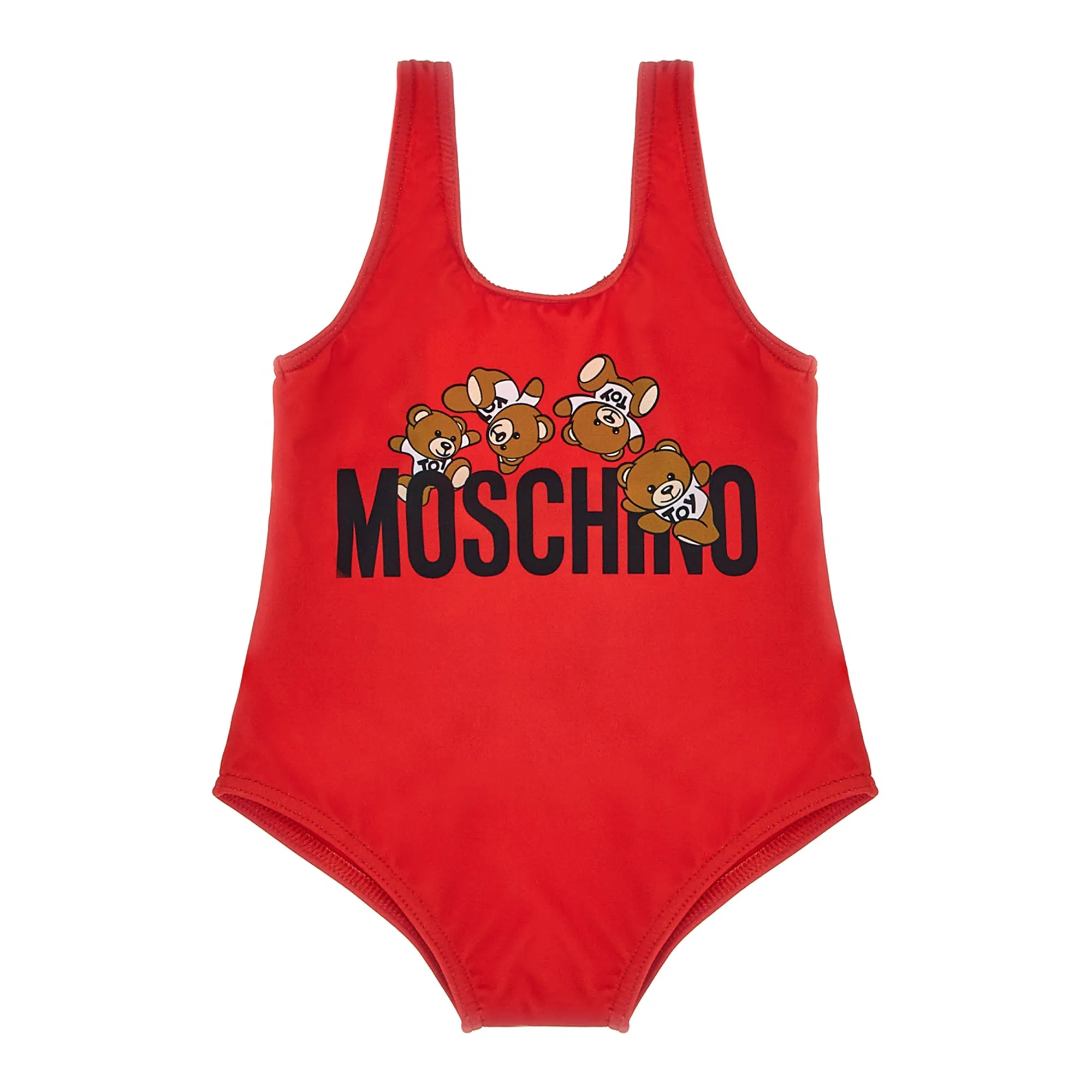 Moschino Baby Girls Red Swimsuit