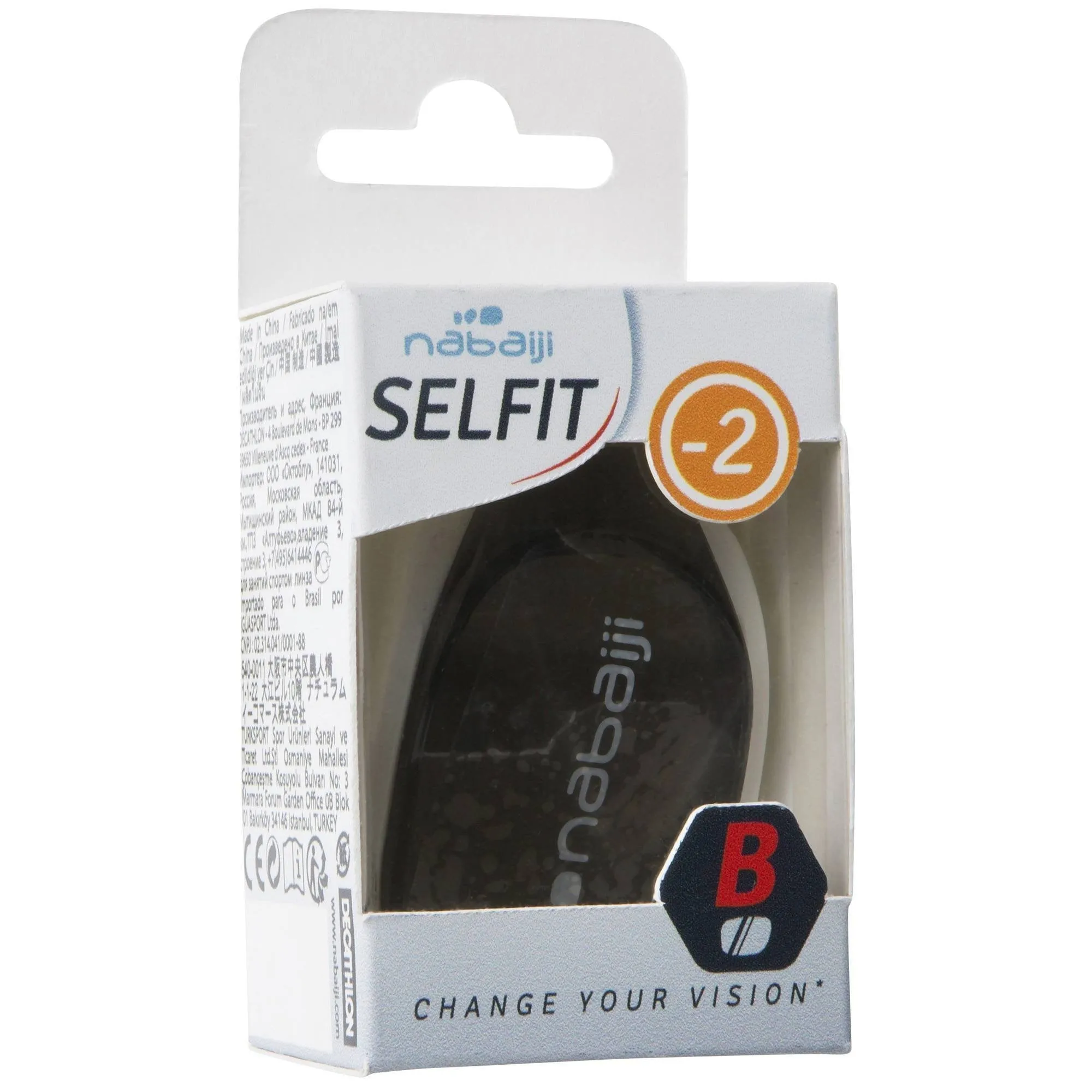 Optical Lens Smoked for Selfit Frame swimming goggles corrective