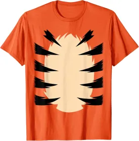 Orange Tiger Costume for Kids DIY Halloween Costume T-Shirt