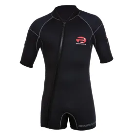 Pinnacle 5mm Mens Escape Hoodless Front Zip Shorty Wetsuit