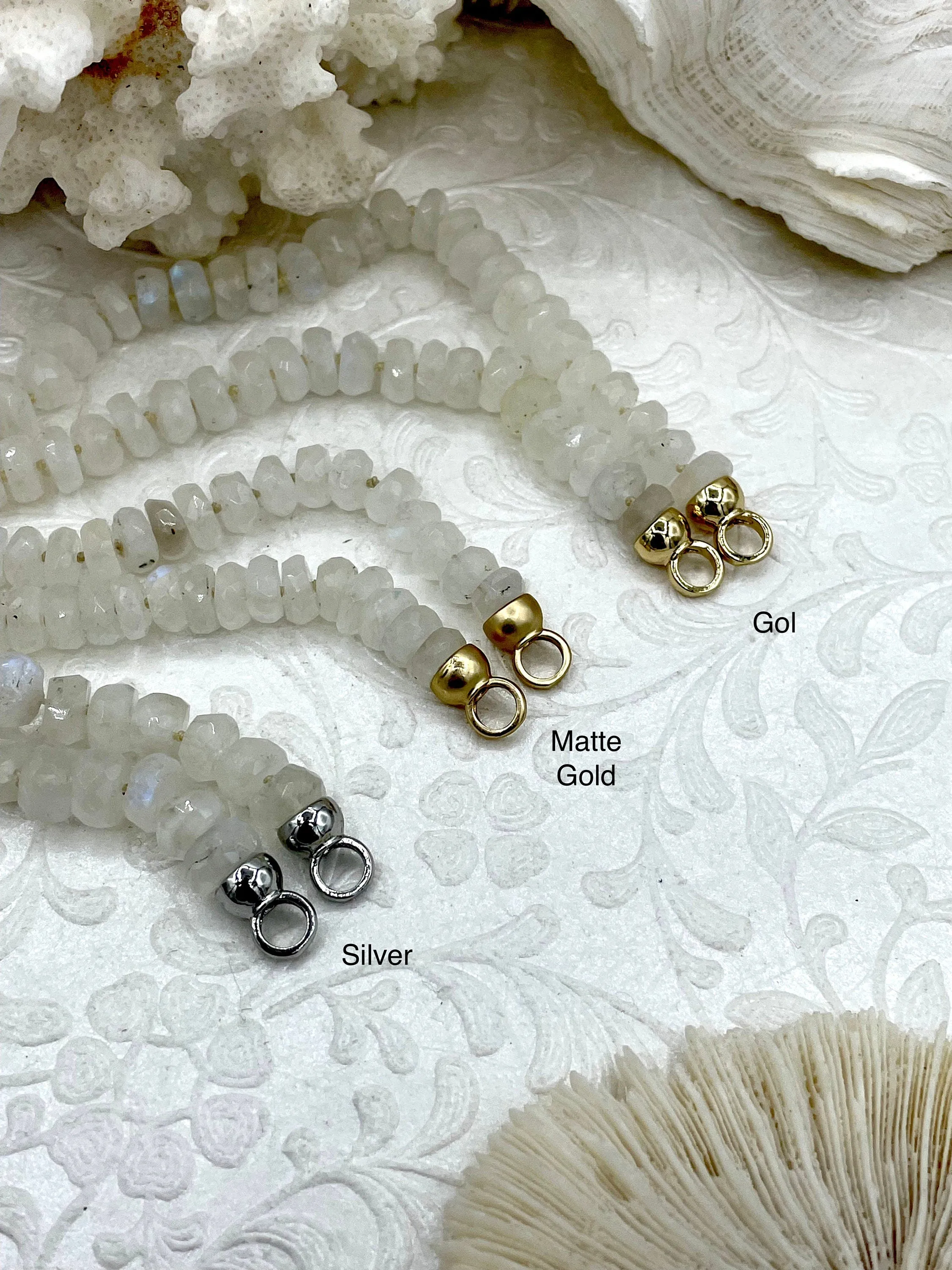 Rainbow Moonstone Hand Knotted Necklace, 17-18" Long, Rondelle Stones 8mmx5mm with Gold, matte gold, or silver Ends,Candy Necklace,Fast Ship