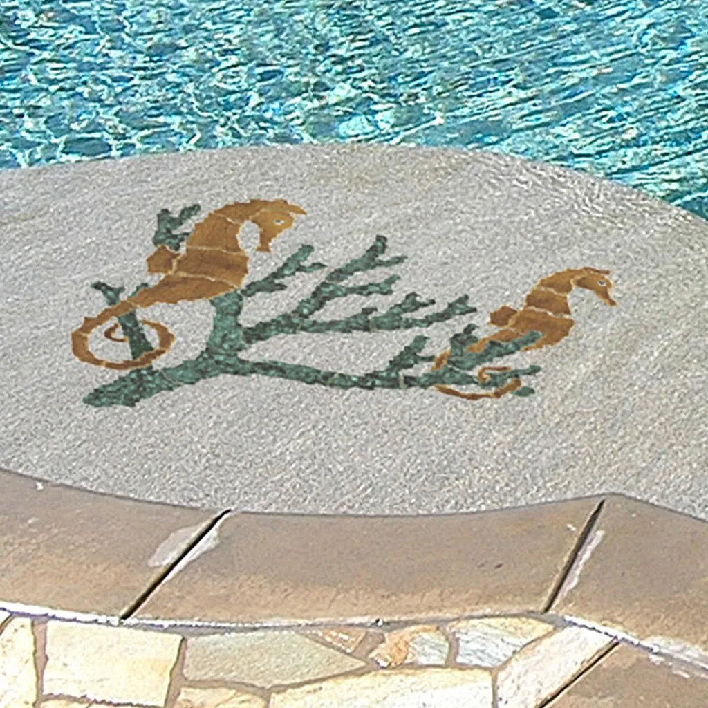 Seahorse Group - Pool Mosaic