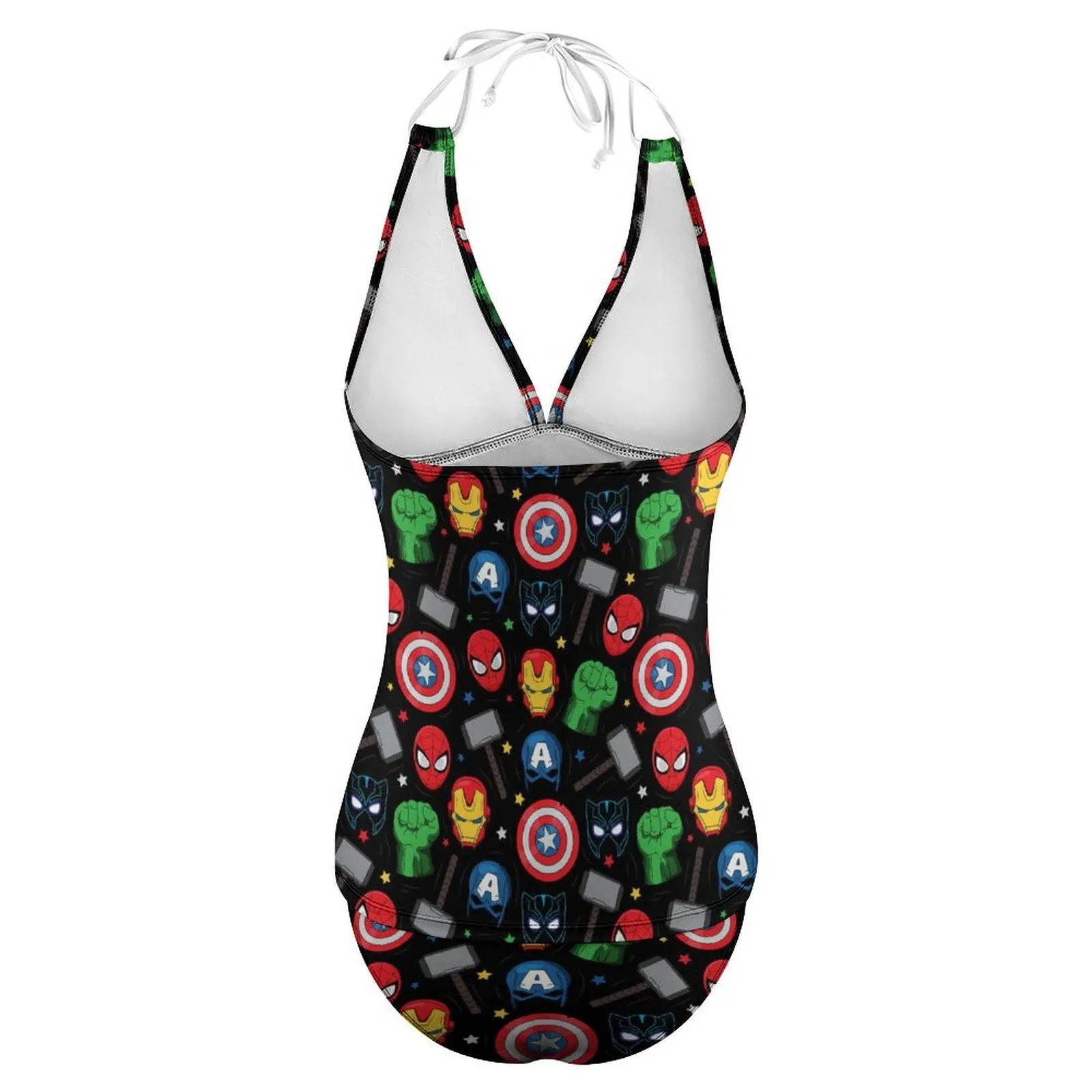 Super Heroes Women's Split Swimsuit