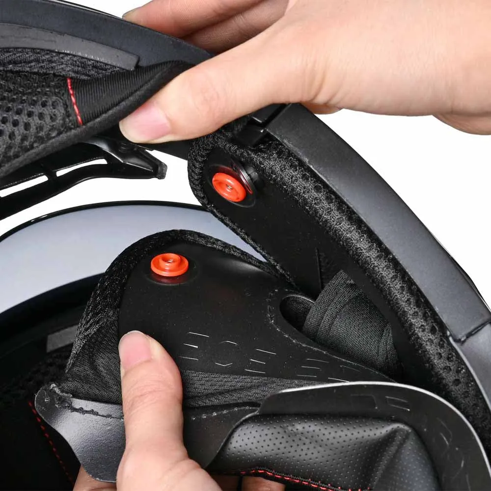 TheLAShop Modular Helmet RUN-M3 Flip Up DOT Black Pink