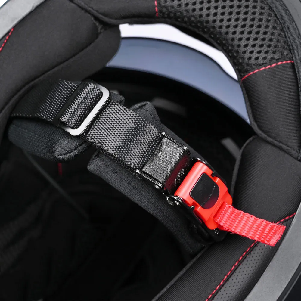 TheLAShop Modular Helmet RUN-M3 Flip Up DOT Black Pink