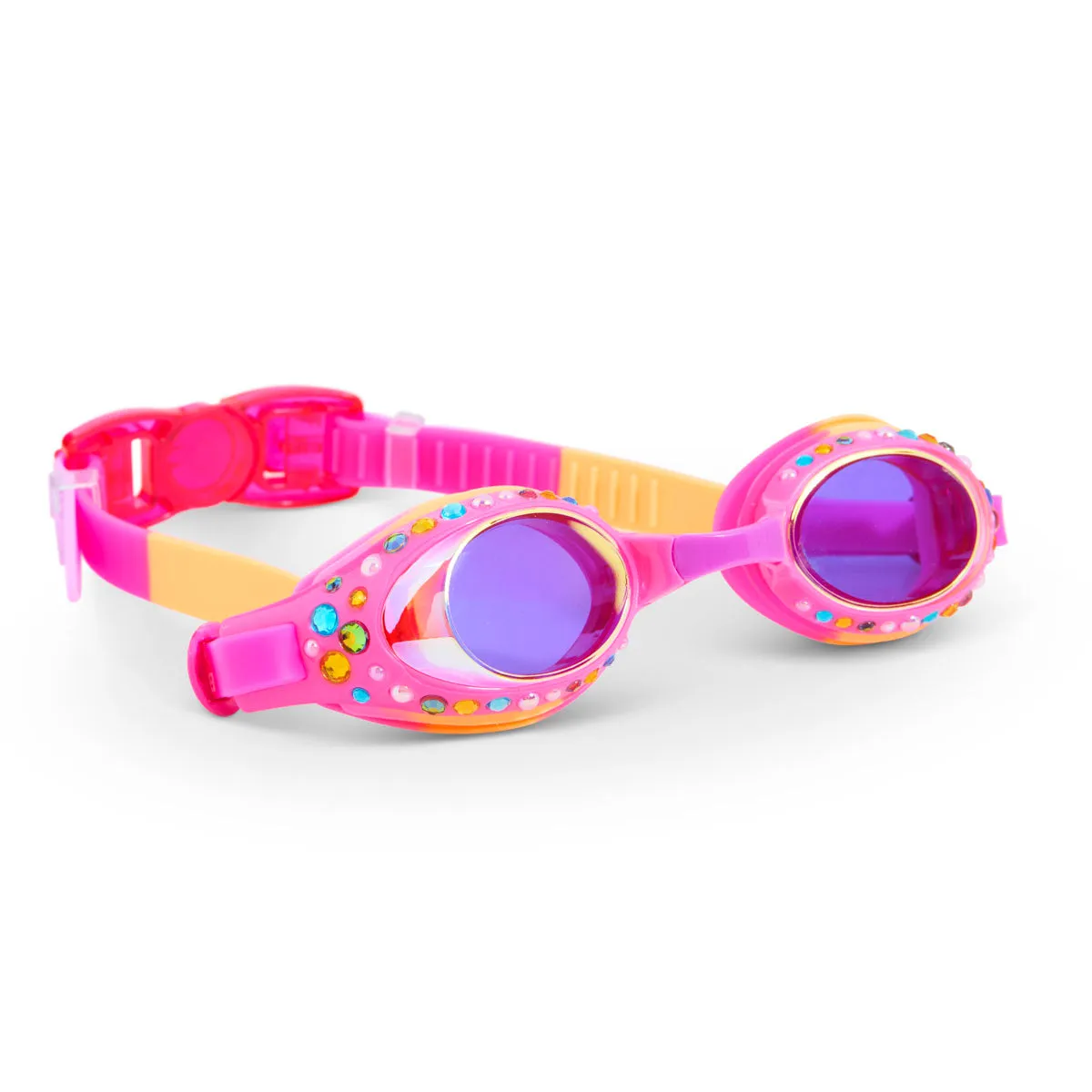 Tropical Tanzanite Glimmering Kids' Swim Goggles