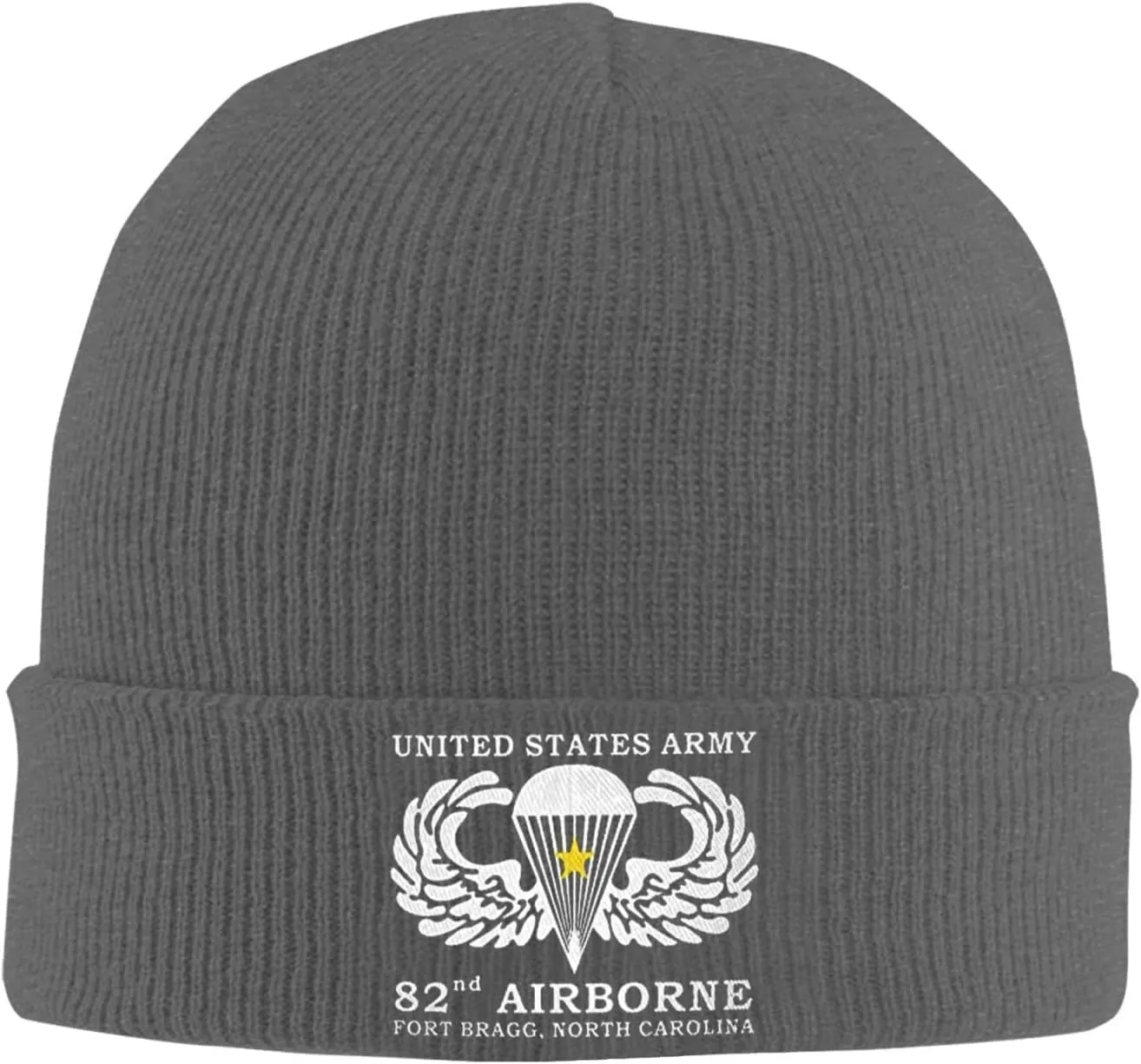 United States Army 82nd Airborne Beanie Hat Unisex Knit Hat Ski Stocking Cuffed Cap