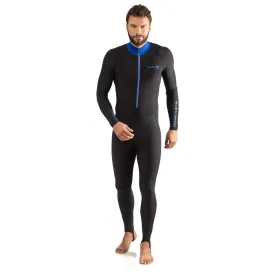 Used Cressi Skin Scuba Dive Full Suit - Black/Blue - XX-Large
