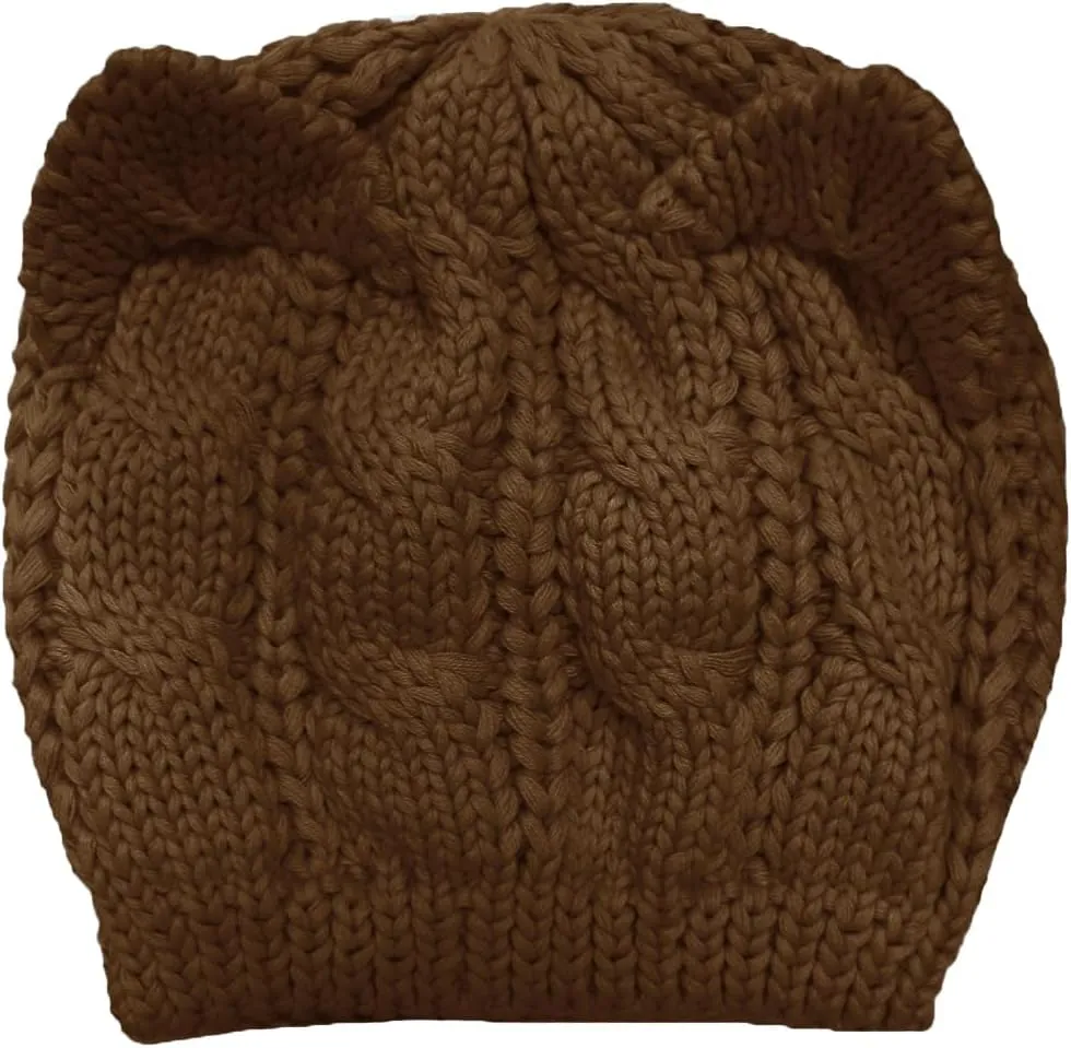 v28 Women Men Girls Boys Teens Cute Cat Ear Knit Cable Rib Hat Cap Beanie