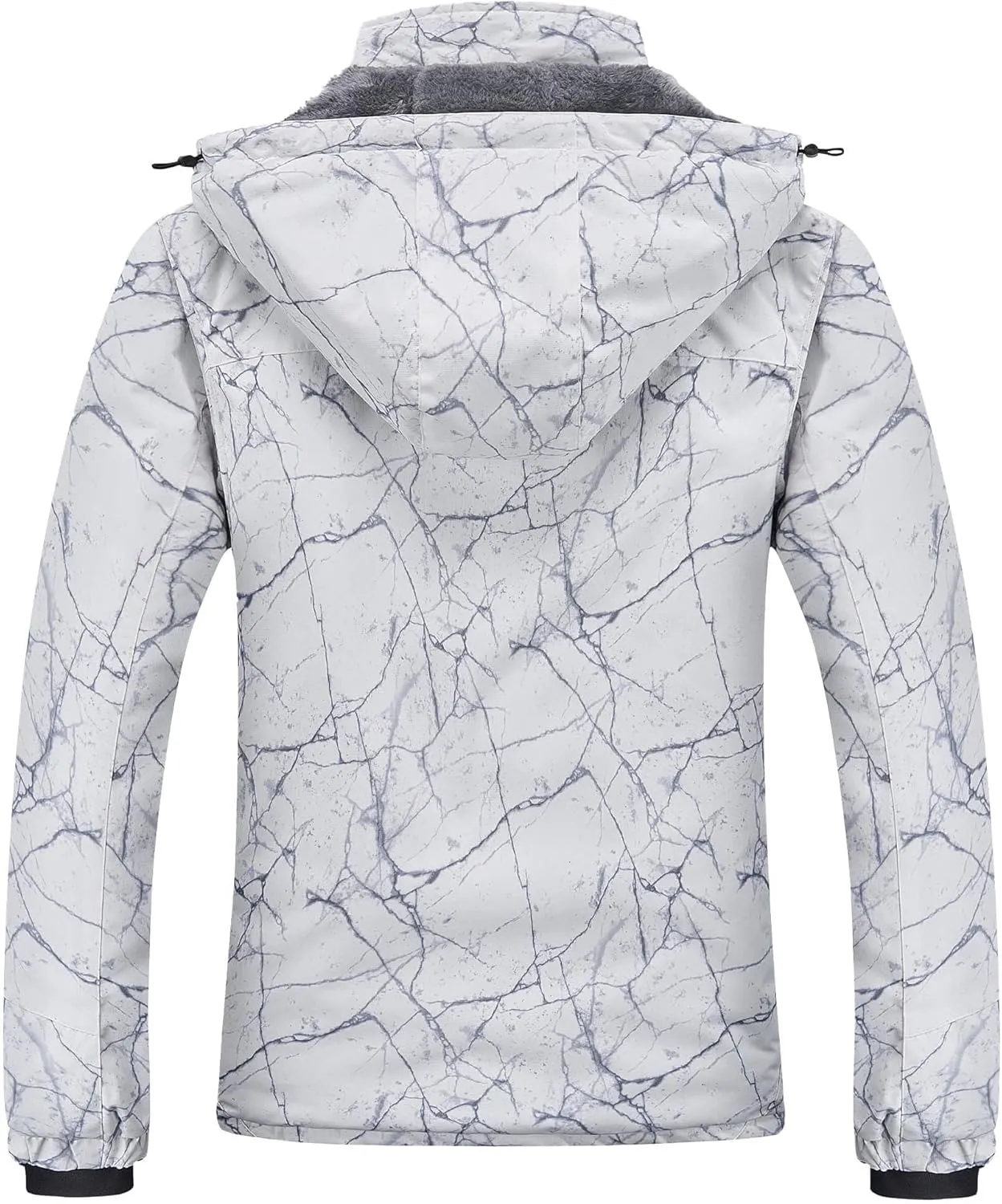 WULFUL Womens Waterproof Snow Ski Jacket Mountain Windproof Winter Coat with Detachable Hood